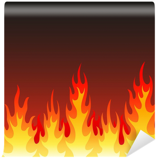 Vector Fire Flames Background (400x400), Png Download