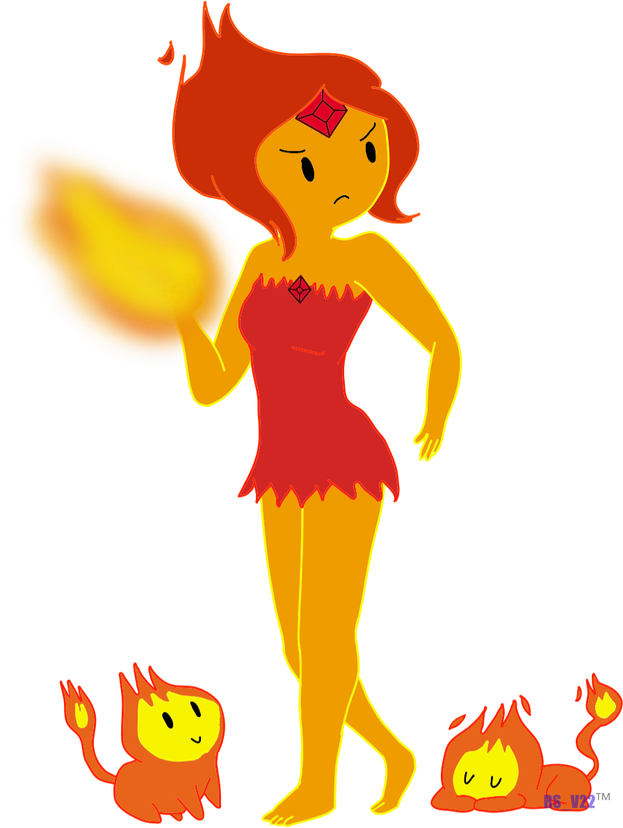 Flame Princess Images Feral Flame Girl Hd Wallpaper - Bolin (1096x1356), Png Download