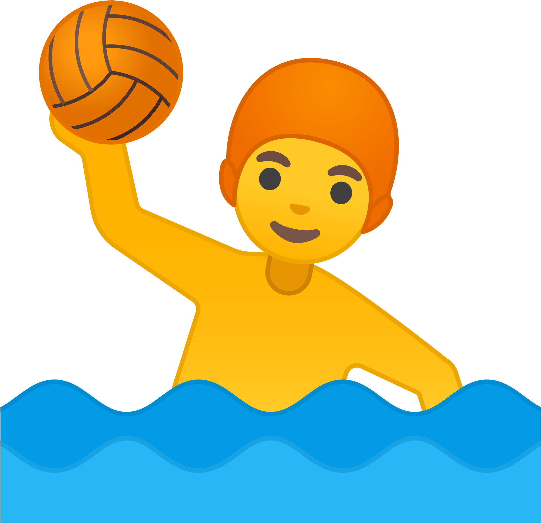 Open - Waterpolo Emoji (2000x2000), Png Download