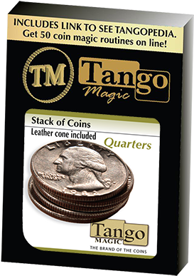 Stack Of Coins Quarter Dollar - Scotch And Soda Zaubertrick (400x400), Png Download