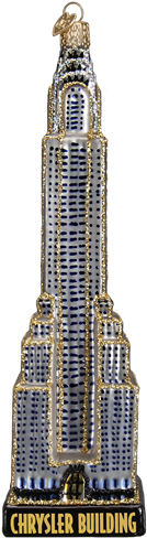 20087 Chrysler Building Old World Christmas Ornament (516x516), Png Download