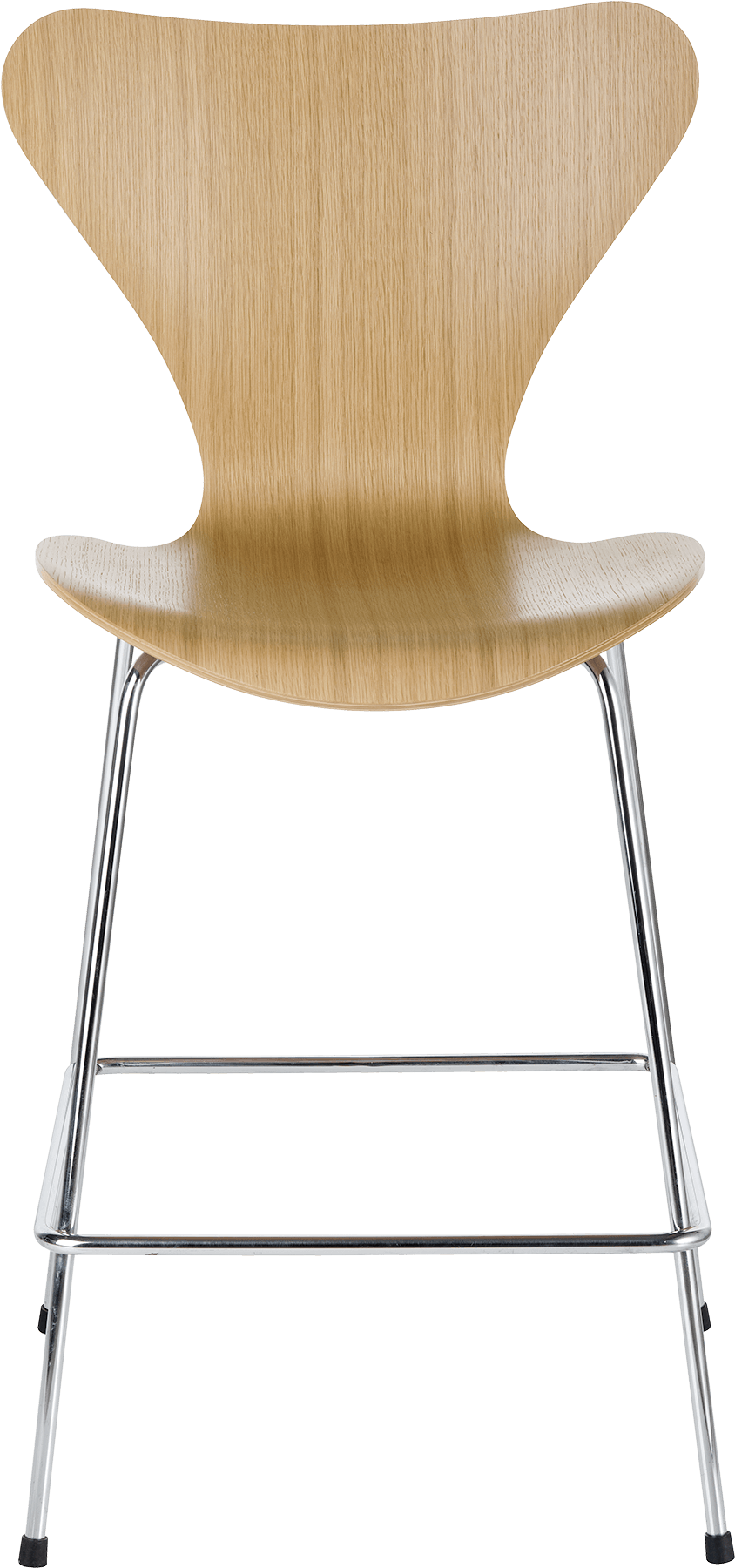 Series 7 Chair Arne Jacobsen Elm Bar Stool - Fritz Hansen Series 7 Stool (1600x1840), Png Download