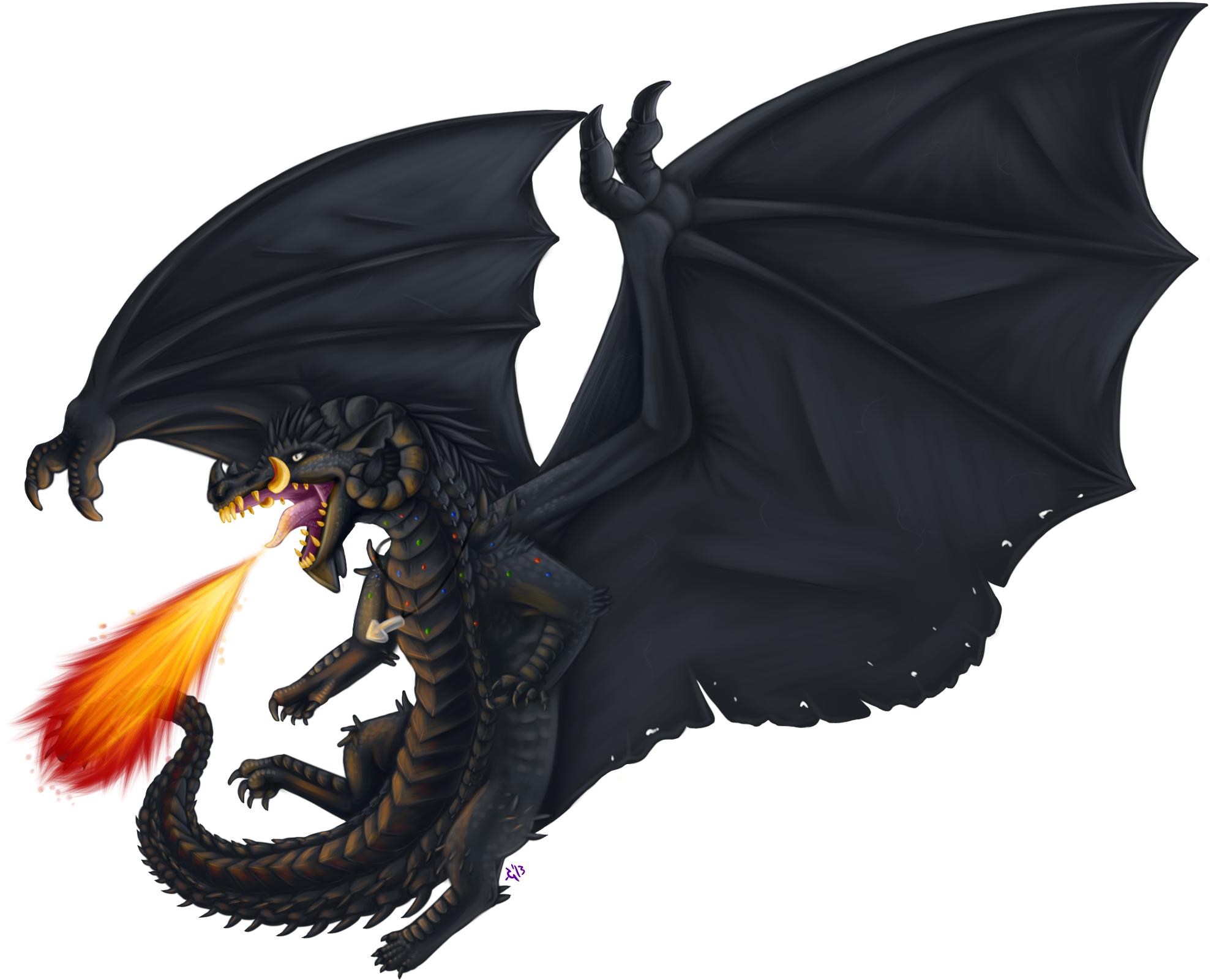Heimdall - Dragon (2000x1800), Png Download