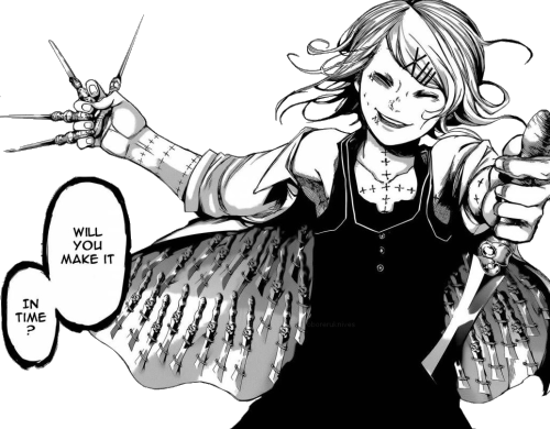 Juuzou Before Makeup - Tokyo Ghoul Suzuya Knife (500x390), Png Download