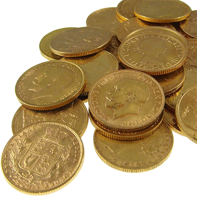 British Gold Sovereign Ef/au- Old Kings/queens - Sovereign (400x400), Png Download