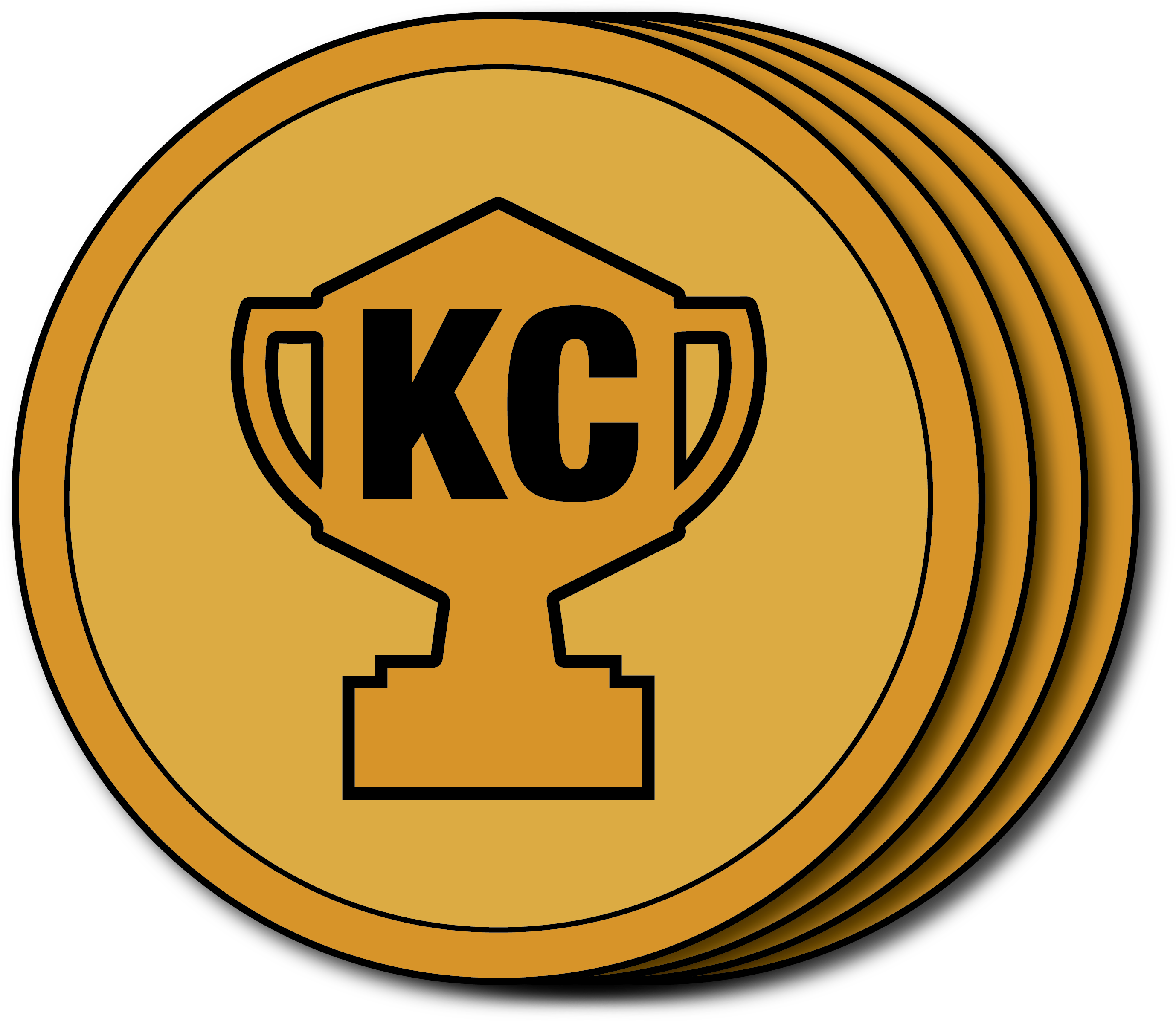 Fifteen Karma Coins - Design (2808x2433), Png Download