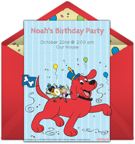 Clifford Parade Online Invitation - Te-ruff-ic Job! (650x650), Png Download