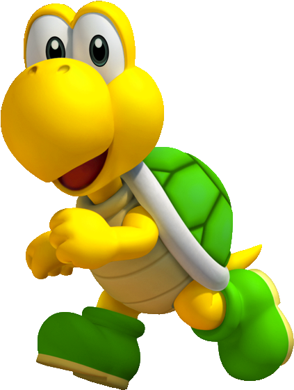 Green Koopa Troopa - Nintendo Amiibo Koopa Troopa (430x566), Png Download