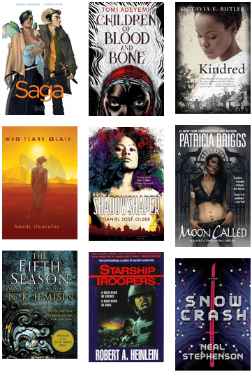 Characters Of Color In Science Fiction And Fantasy - Saga Vol. 7 (436x578), Png Download