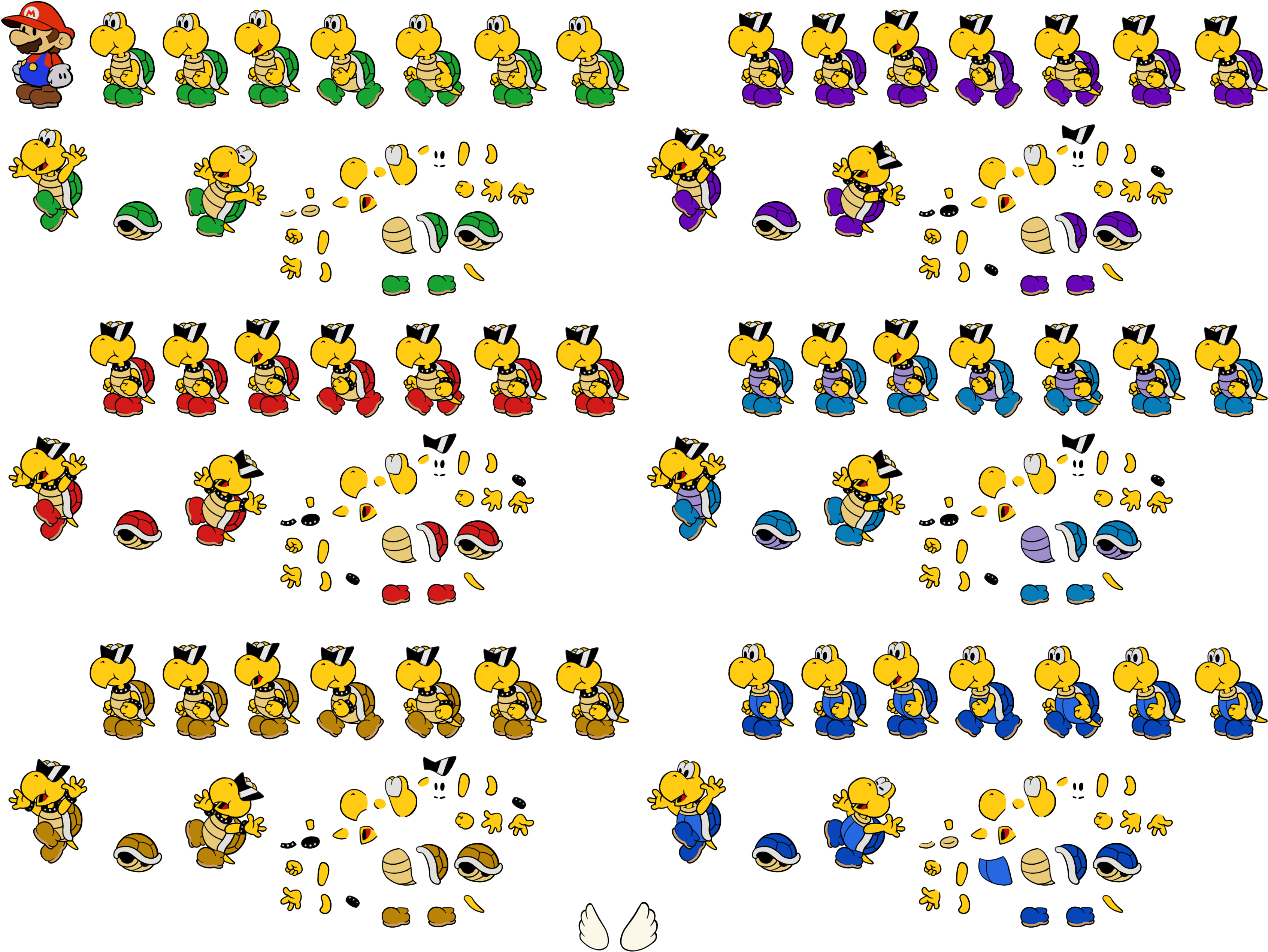 Click For Full Sized Image Koopa Troopa - Mario Series (3451x2583), Png Download