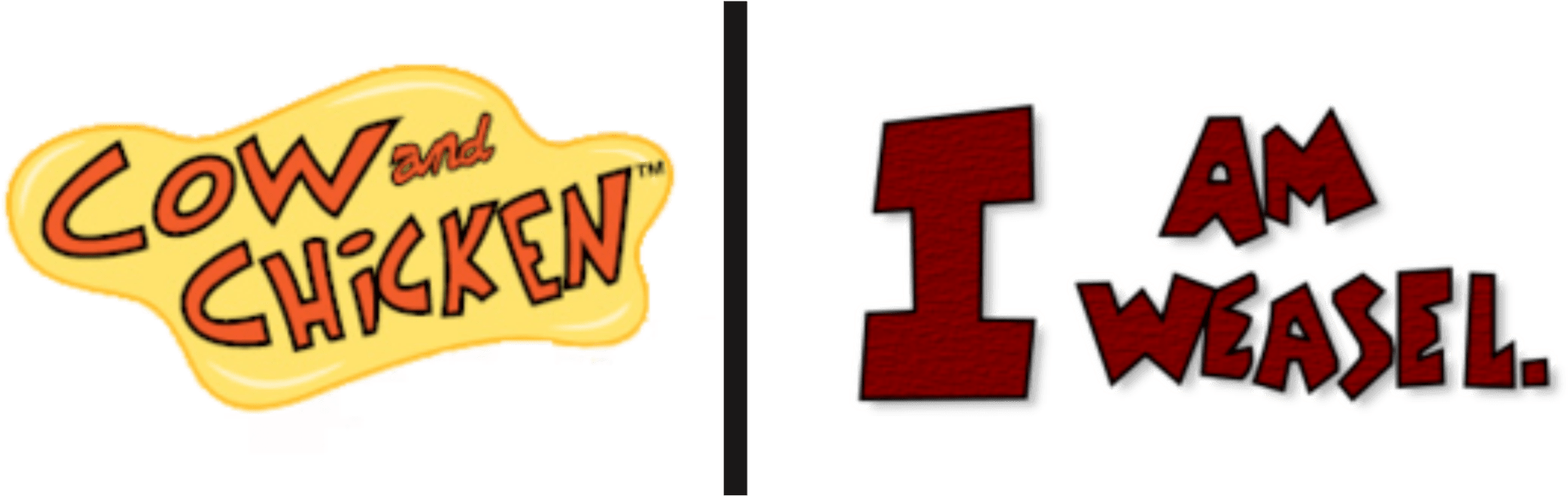 Cow & Chicken Poster, What's Wrong With Your Brain? (2000x584), Png Download