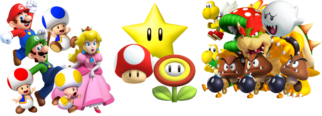 New Version Super Mario Bros Unisex Hat Cap Mario Hat (1032x372), Png Download