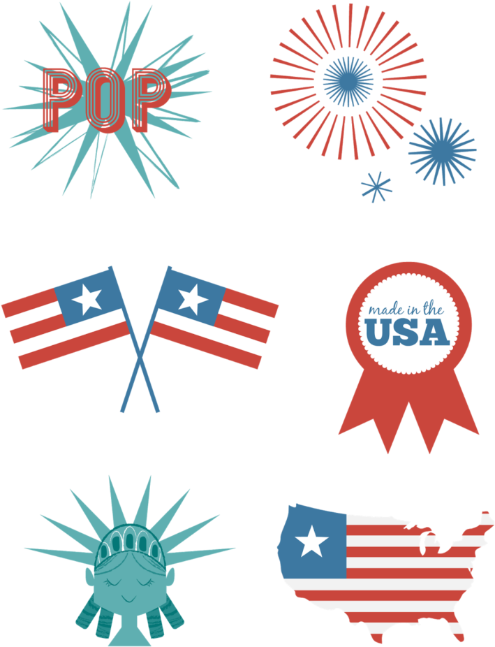 Fourth Of July Printables - Abh U.s.a. Logo Beach Towel (792x1024), Png Download