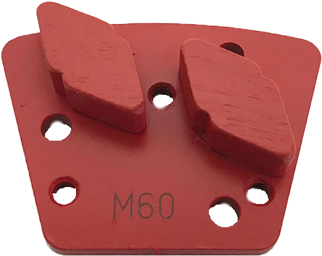 Trapezoid Bolt-on Double Diamond Segment Medium Bond - Syntec Diamond Tools (488x488), Png Download