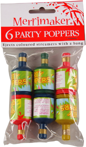Party Poppers - Party Popper (308x500), Png Download
