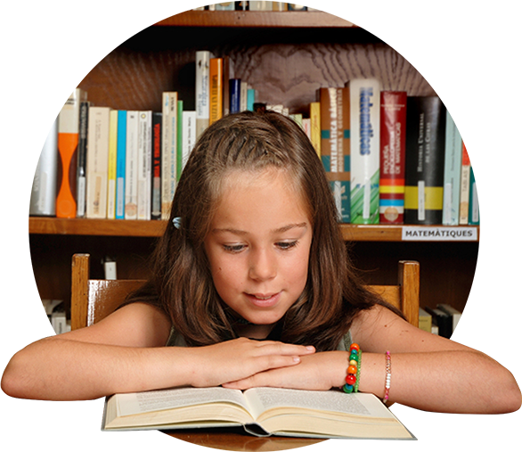 1 - Students Reading Books Png (586x507), Png Download