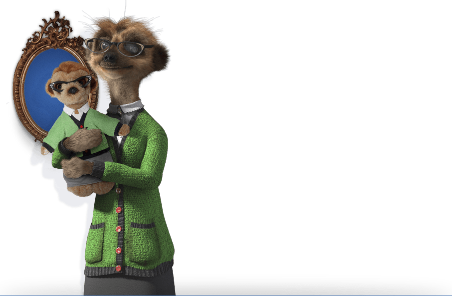 Maiya - Compare The Meerkat Maiya (906x593), Png Download