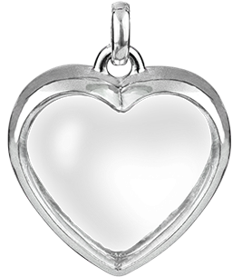 Stow Lockets Medium Silver Heart Locket - Locket (1024x1024), Png Download