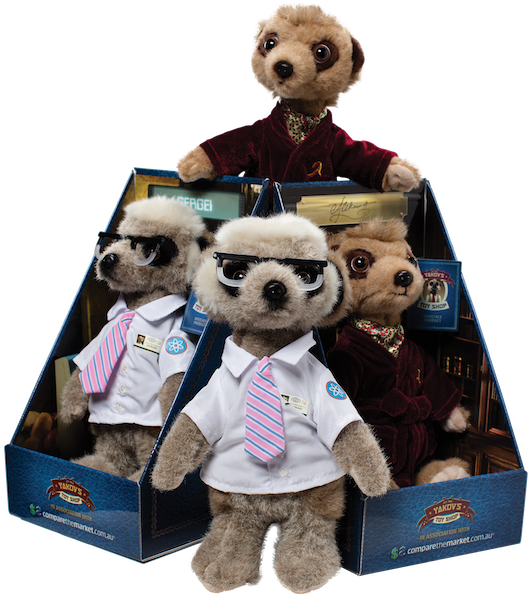 Aleksandr Sergei Copy - Compare The Market Meerkat Toy (540x596), Png Download