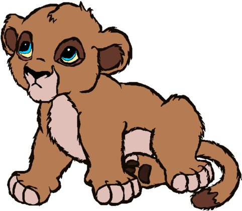 The Lion King Fanon Wiki, The Free Online Lion King - Brown Lion Cub Lion King (500x555), Png Download