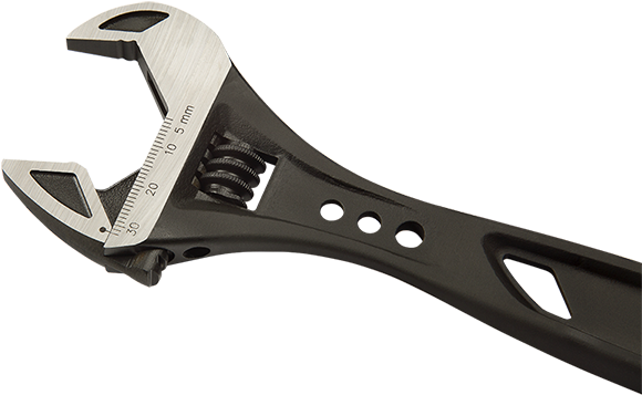 8″ Tactical Series Adjustable Wrench - Sunex Tools 9615 8 Inch Tactical Series Adj. Wrench (600x390), Png Download