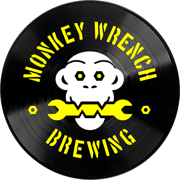 Mwb Logo Spin - Monkey Wrench Brewing (600x600), Png Download