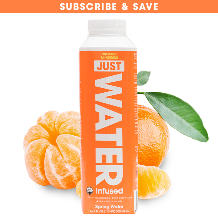 Organic Tangerine - 24 Pack - Just Water - Just Water (720x720), Png Download