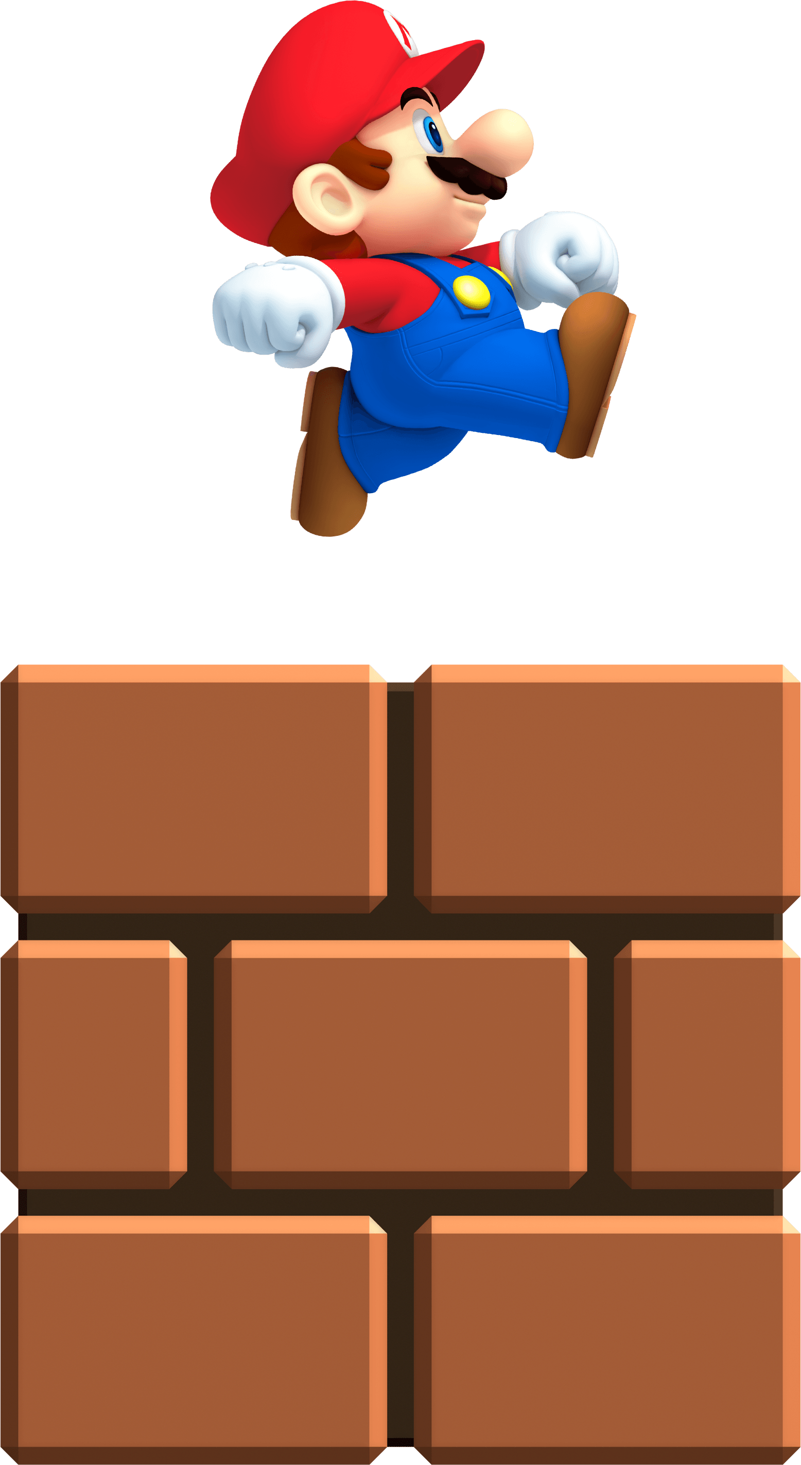 Mini Mario New Super Mario Bros (1556x2846), Png Download