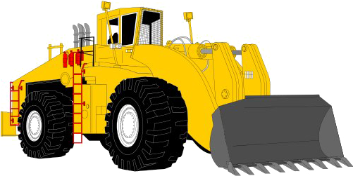 Bulldozer Png Image - Construction Tractor Clip Art (500x266), Png Download