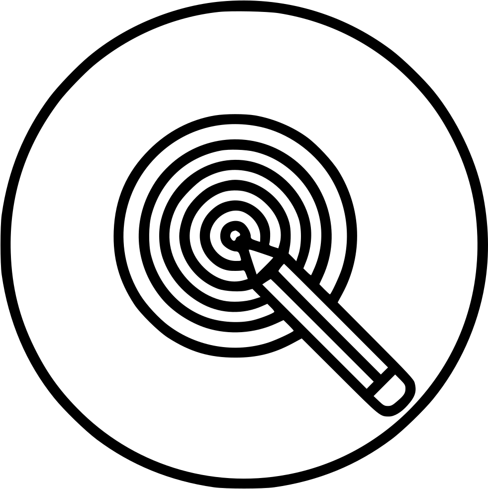 Pencil Dart Board Idea Goal Target Bullseye Comments - Clip Art (981x982), Png Download