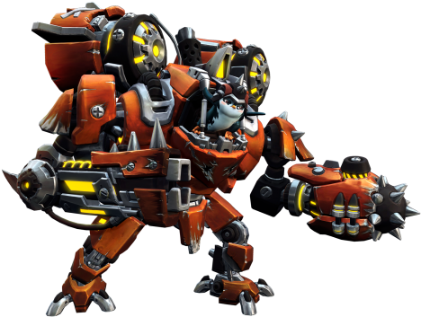 Battleborn Render Comments - Mecha (700x393), Png Download