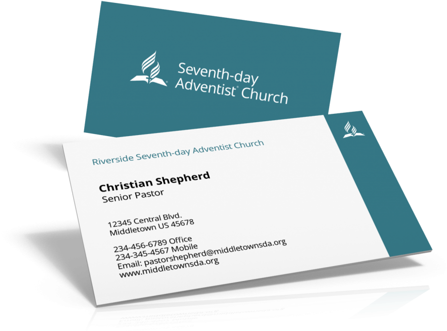 New Templates Are Ready - Adventist Pastor Business Card (1024x713), Png Download