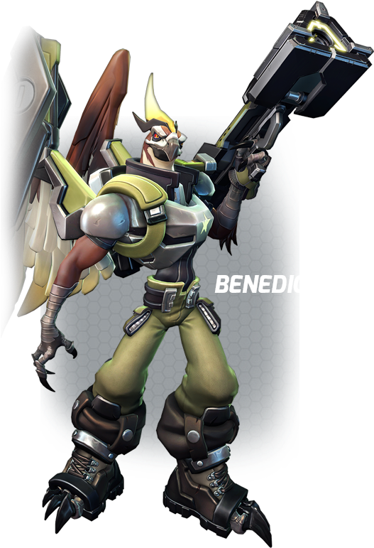 Battleborn Benedict - Portable Network Graphics (577x783), Png Download