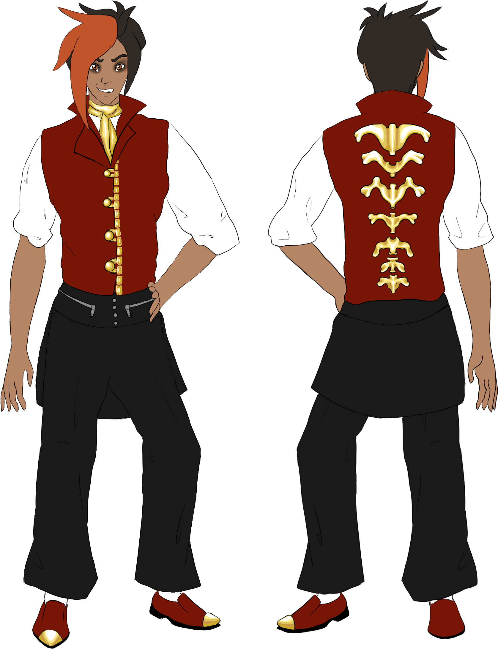 Fanwork Created As Formal Attire For The Battleborn - Illustration (1914x2334), Png Download