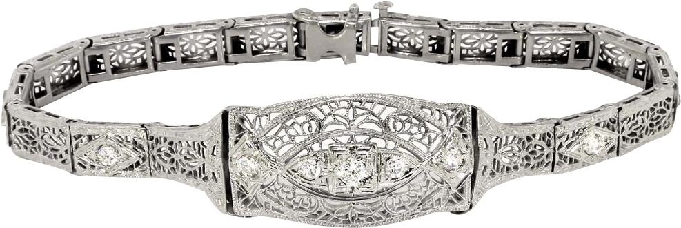 Art Deco 1930's Vintage Old European Transitional Cut (986x986), Png Download