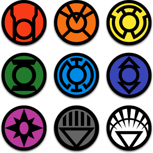 Lantern Corps - Lantern Corps Symbols (500x498), Png Download