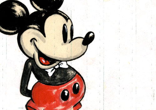 Report Abuse - Plakat Z Myszką Miki (500x354), Png Download