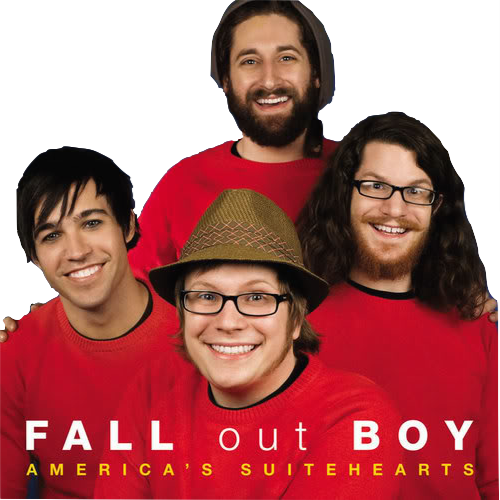 Fall Out Boy In Sweaters On Your Dash - Fall Out Boy America's Suitehearts Cover Art (500x500), Png Download