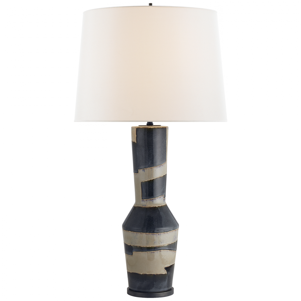 Alta Table Lamp In Sand And Wide Black Stripe Wi - Kelly Wearstler Alta Table Lamp (1000x1000), Png Download