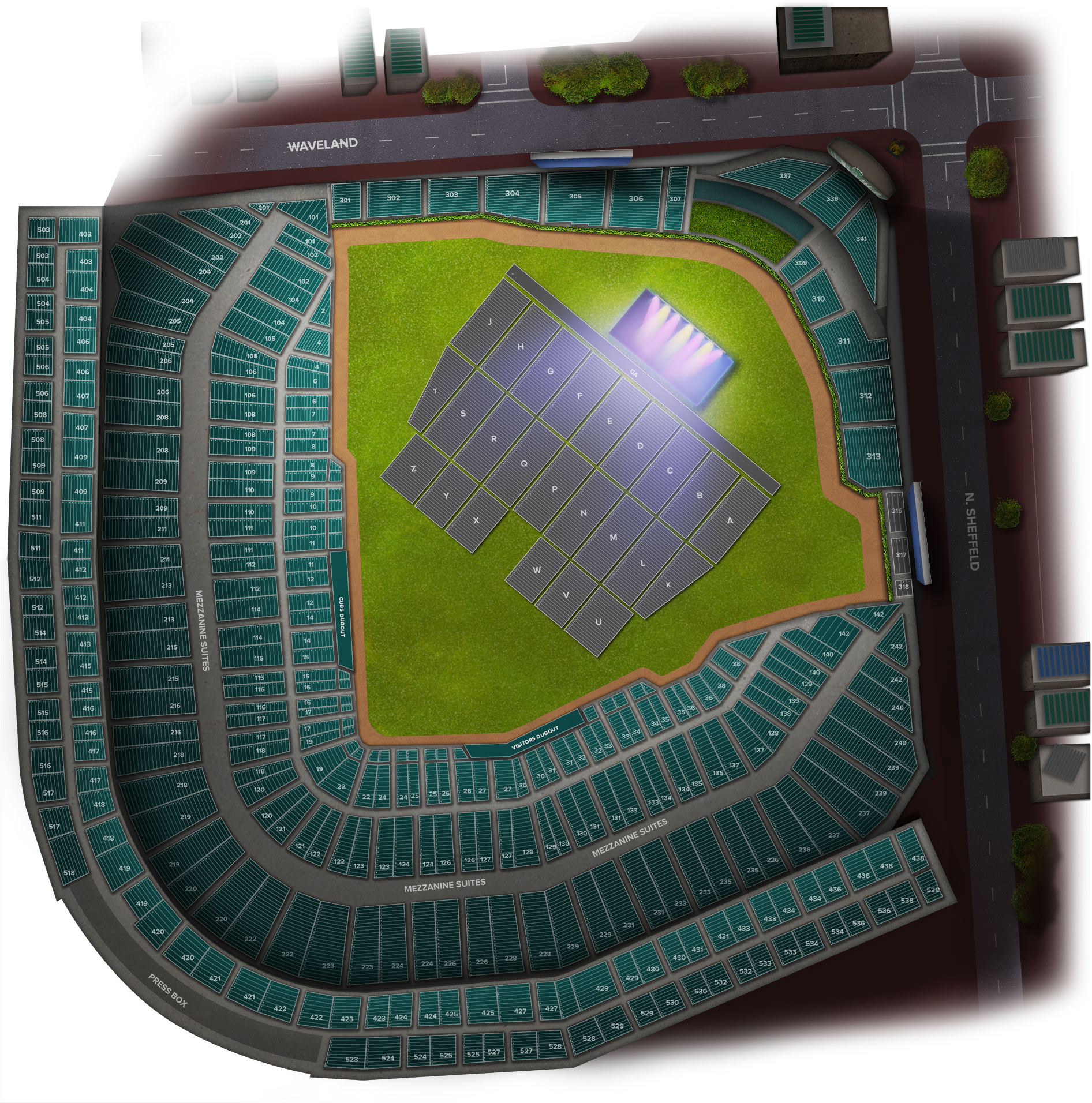 Wrigley Field (2560x1936), Png Download