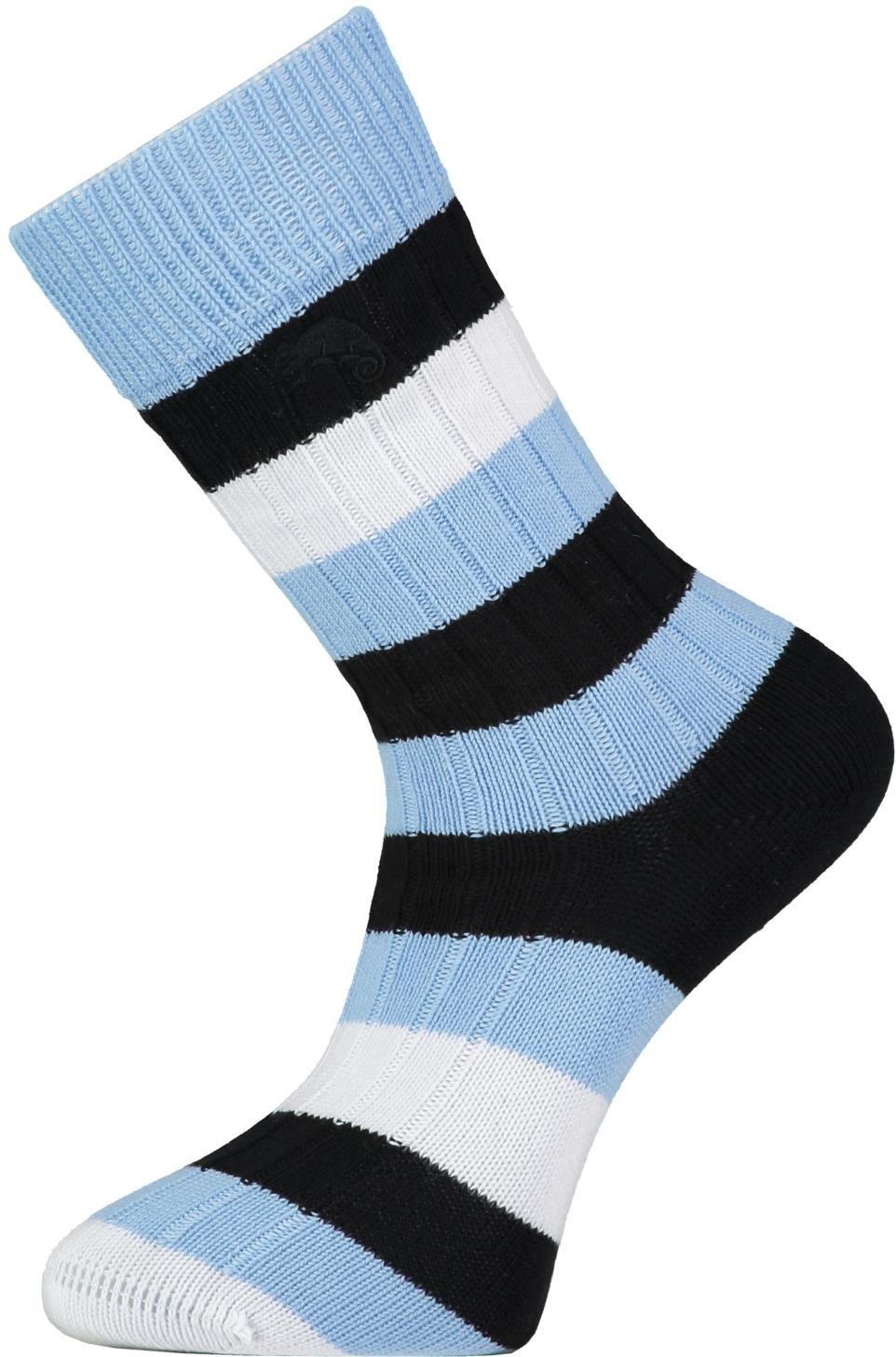 Blue, White And Black Striped Socks - Sock (1072x1500), Png Download