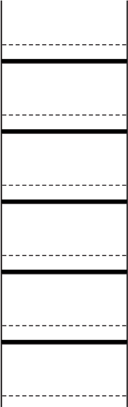 Bcc/black Stripe Tray Tag Mg331875dt - Monochrome (612x792), Png Download