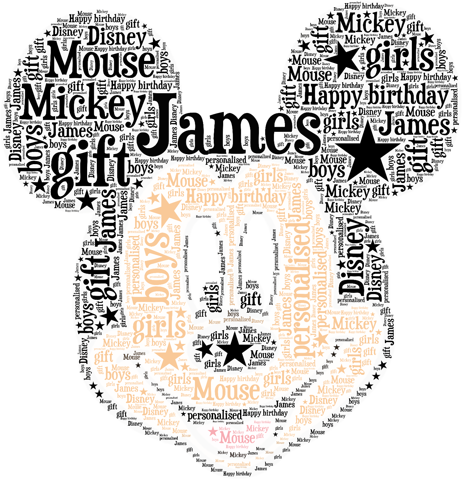 1 Of 3free Shipping Personalised Name Word Wall Art - Picclick (1547x1600), Png Download