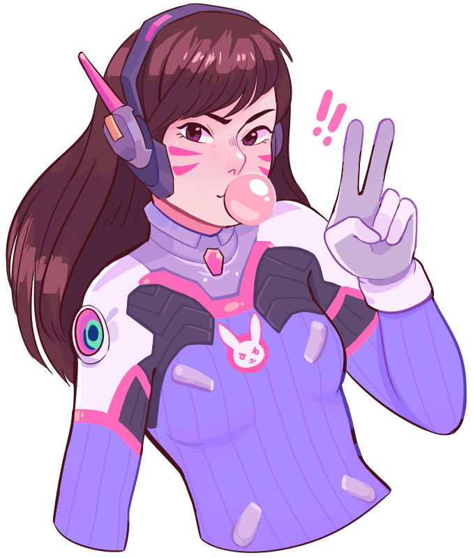 Blizzard,blizzard Entertainment,фэндомы,d - Va,overwatch,overwatch - D Va Transparent Overwatch (712x833), Png Download