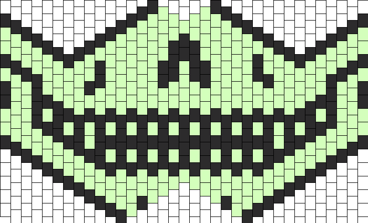 Skull Mask Bead Pattern - Skull Kandi Mask Template (735x445), Png Download