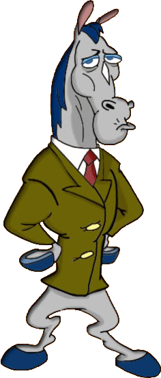 File History - Ren And Stimpy Mr Horse (236x552), Png Download