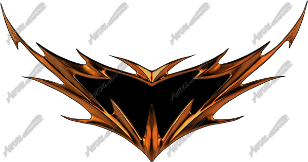 Jagged Sign Blank - Emblem (600x315), Png Download