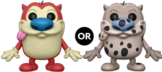 Vinyl Ren & Stimpy - Ren And Stimpy Funko Pop (541x541), Png Download