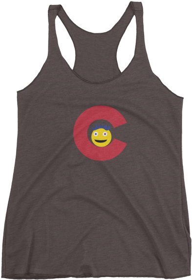 Cat Even Right Meow - Tri-blend Racerback Tank (600x600), Png Download