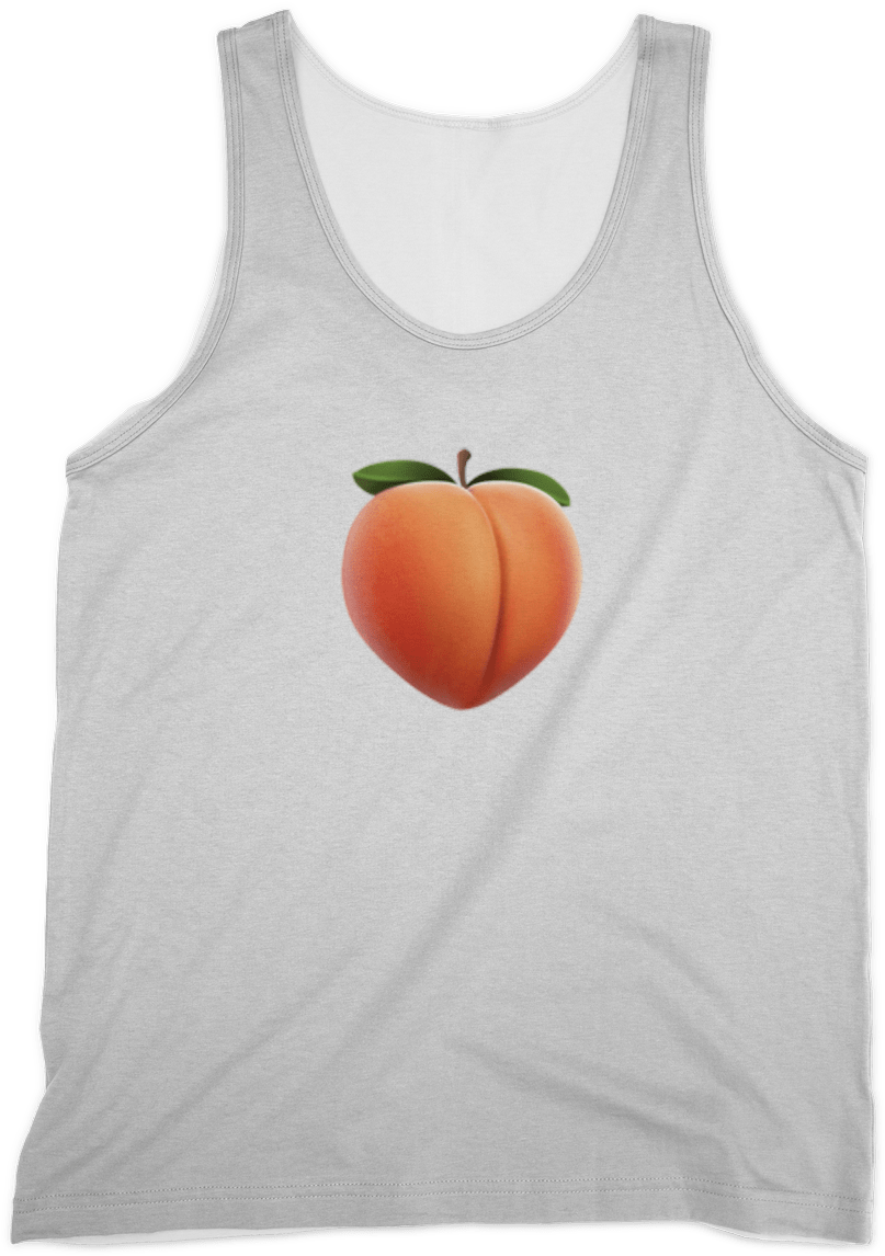 Bottom Basics Peach Emoji Bottom Tank Top - Clothing (1200x1200), Png Download